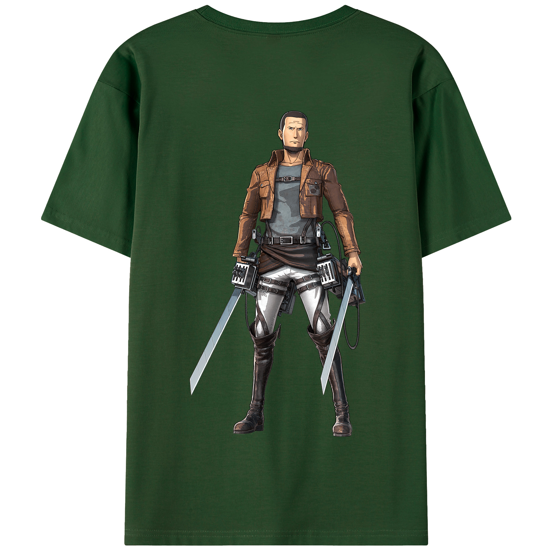 （画像用） 進撃の巨人 Attack on Titan 綿100％半袖Tシャツ（背面プリント）